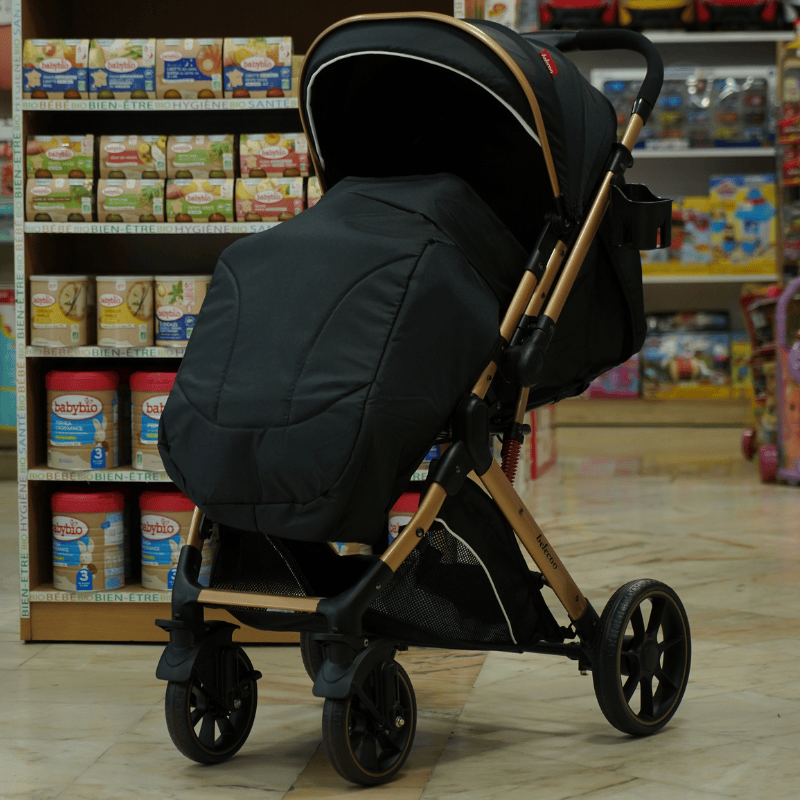 Poussette Belecoo B1  Réversible – Noir-