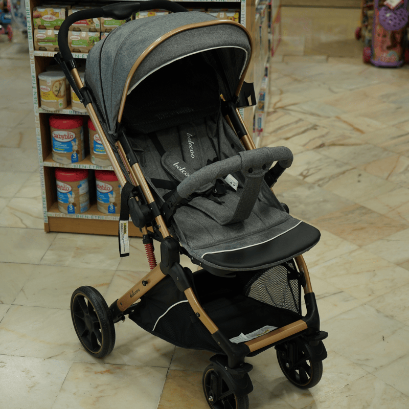 Poussette Belecoo B1 Réversible  – Beige-