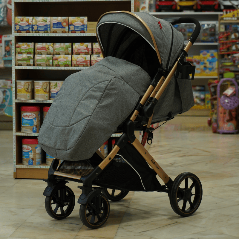 Poussette Belecoo B1 Réversible  – Beige-