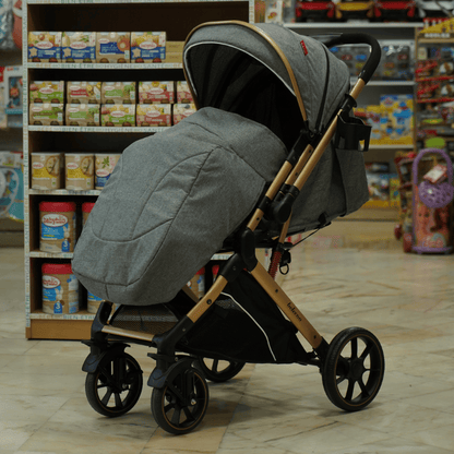Poussette Belecoo B1  Reversible–  Gris-