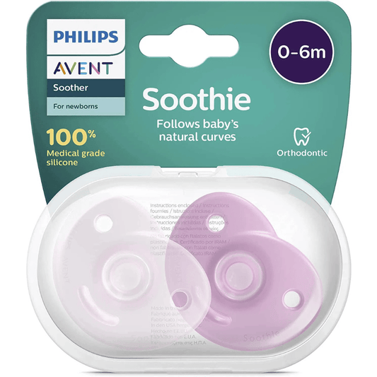 Philips Avent Soothie 2 Sucettes 0-6 Mois Fille