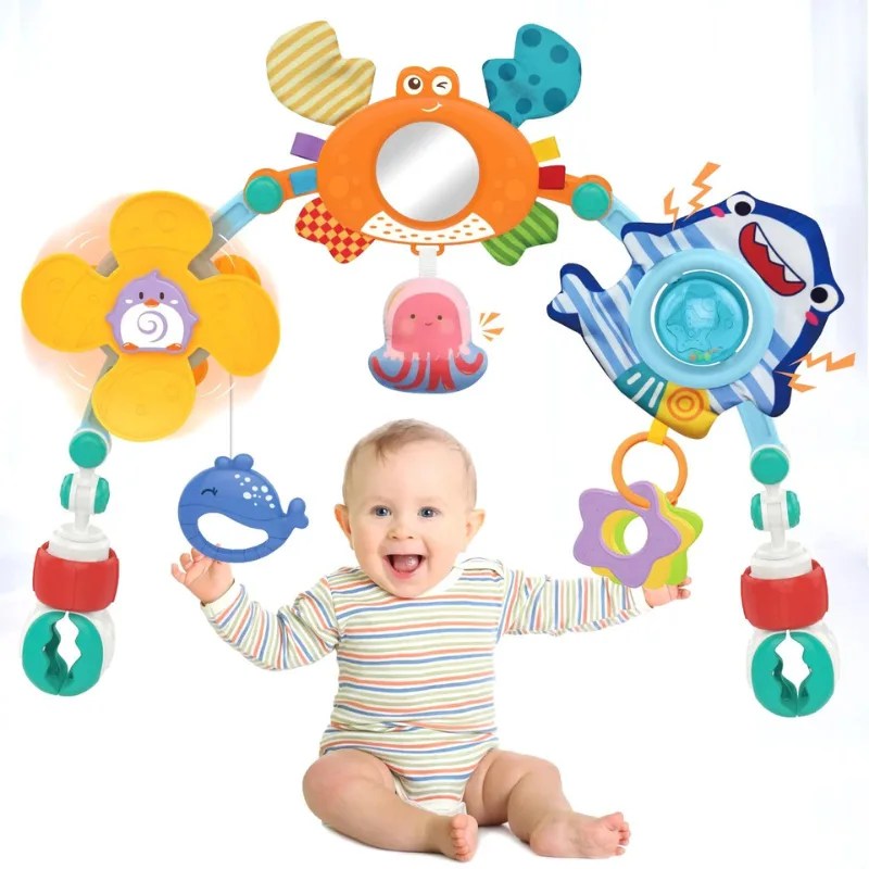 Jouet Éducatif Multicolore avec Animaux et Fleurs