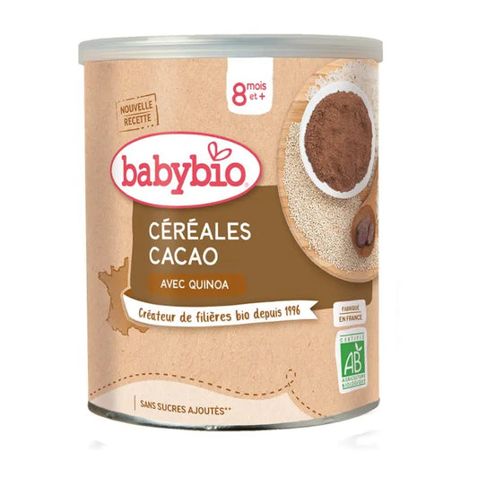 BABYBIO – CEREALES INFANTILES BIO CACAO DES 8 MOIS