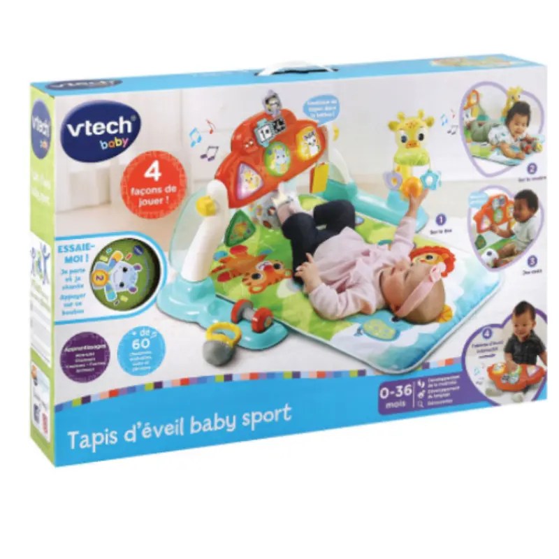 TAPIS D’ÉVEIL BABY SPORT 4 EN 1 – VTECH