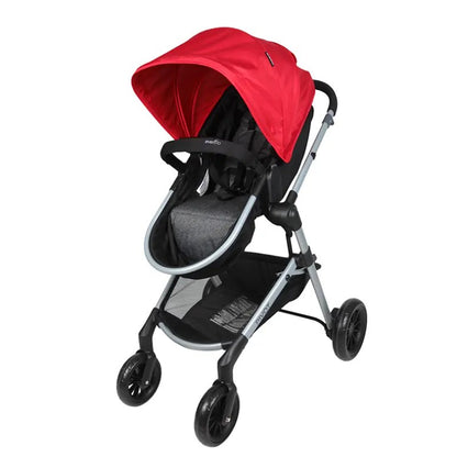POUSSETTE PIVOT SAFEMAX + SIÈGE AUTO ROUGE – EVENFLO