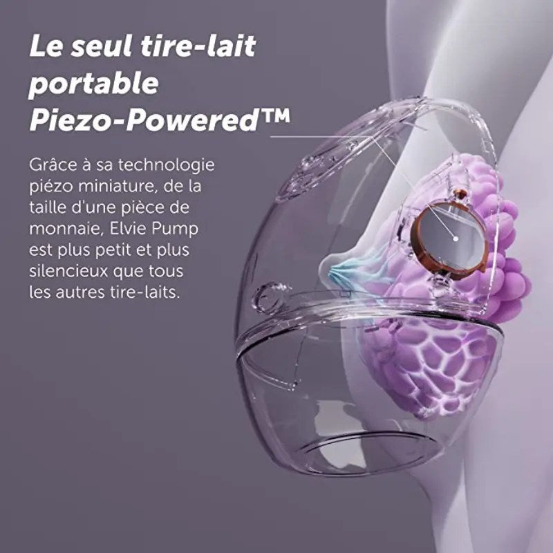 tire-lait electrique portable mains Libres _ Elvie pump
