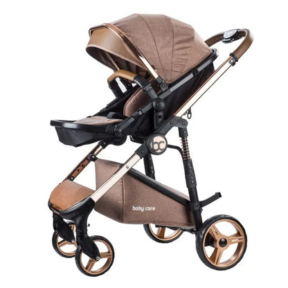 poussette duo BABY CARE – noir noir
