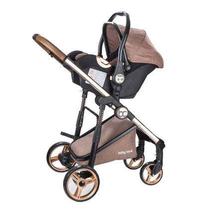 poussette duo BABY CARE – noir silver