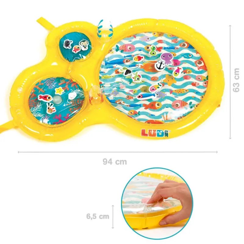 Ludi Maxi tapis d’eau Jaune