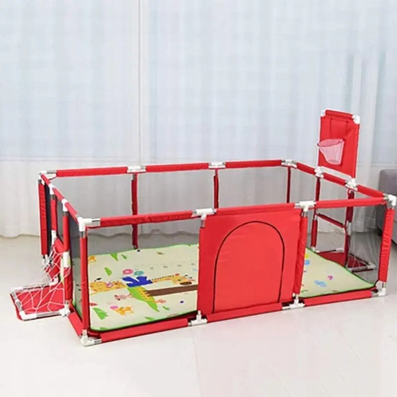 Parc de jeu enfants Anti-Chute Rectangle – ROUGE