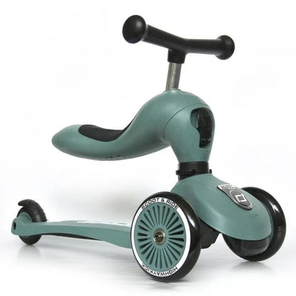 Scoot And Ride Trottinette 2en1 Highwaykick 1 – Forest