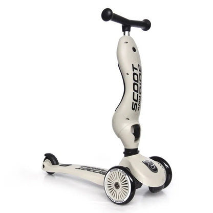 Scoot And Ride Trottinette 2en1 Highwaykick 1 – Ecru