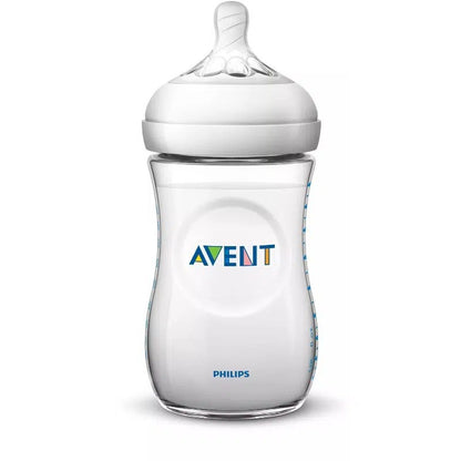 Philips AVENT 2 Tétines Natural Variable +3m conçue pour les bébés en pleine croissance.