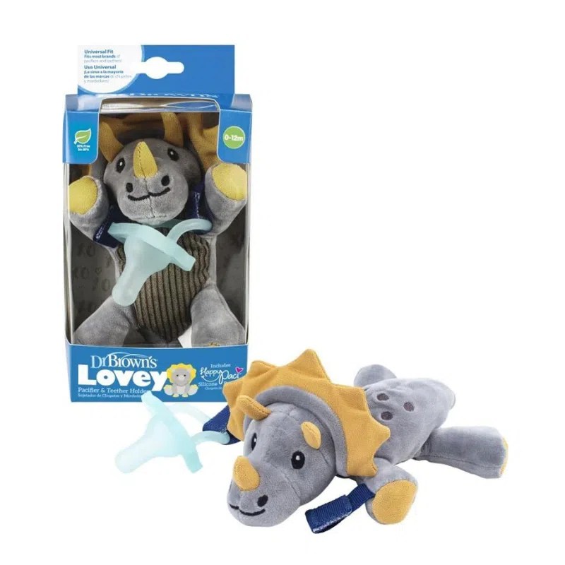 Dr Brown’s Doudou Nounours avec tétine en silicone