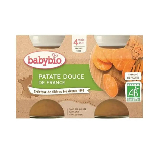 Pot Patate Douce 2x130g – Babybio