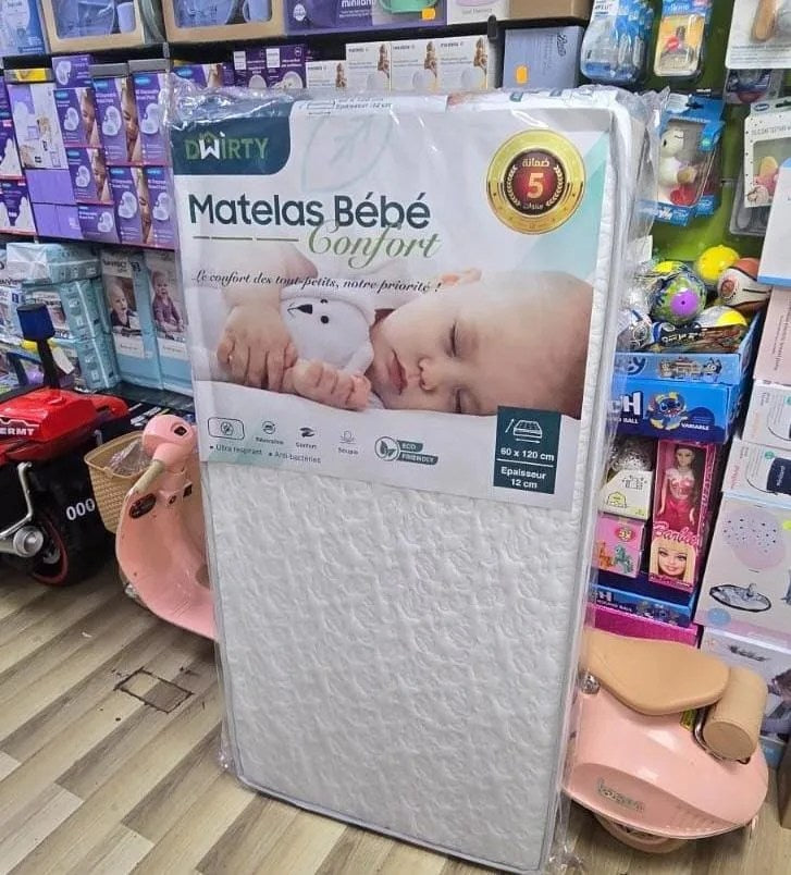 Matelas bébé confortable 60 x 120 cm
