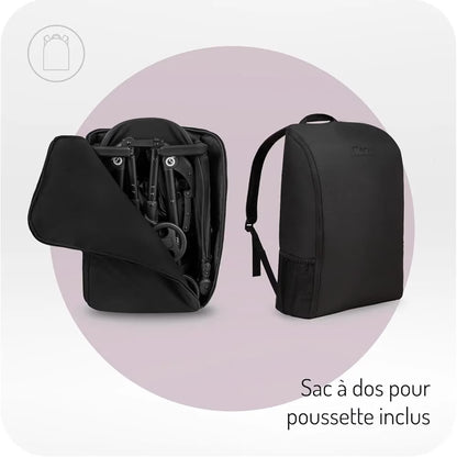 Poussette Burbay Original One of One – Ultra-Légère 5.5kg –  Black