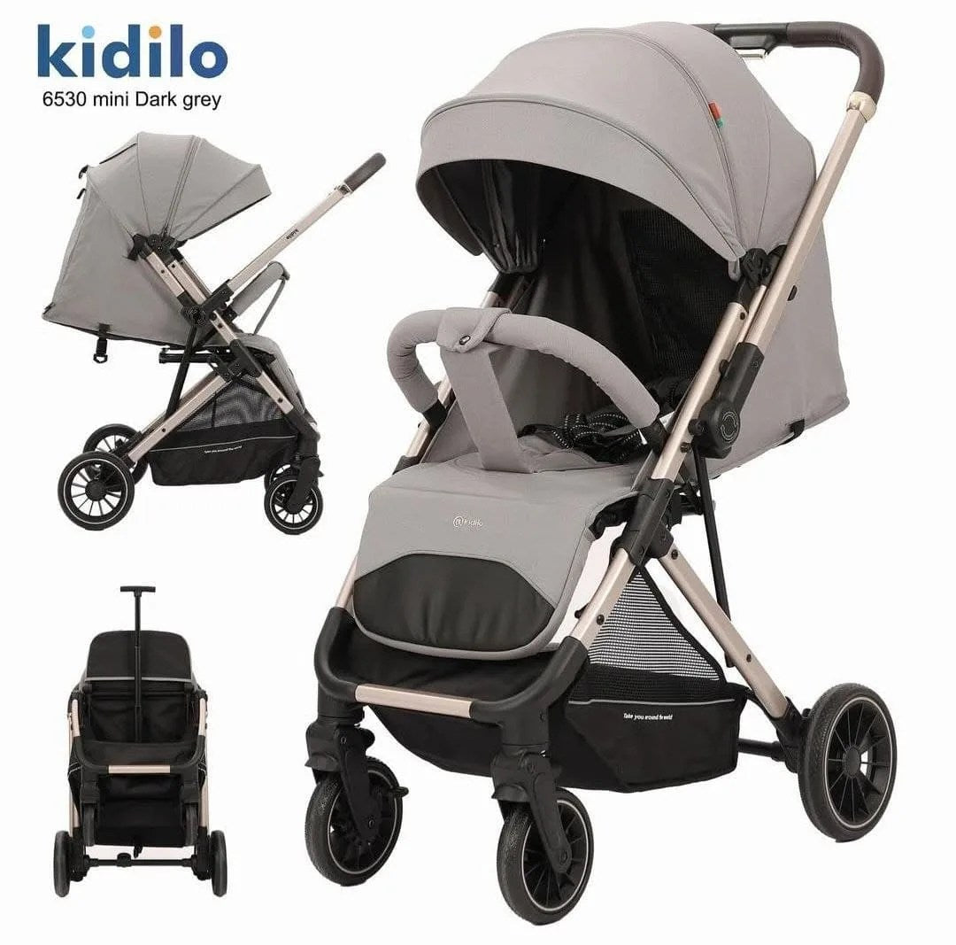 Poussette 6530 Mini – Kidilo gris
