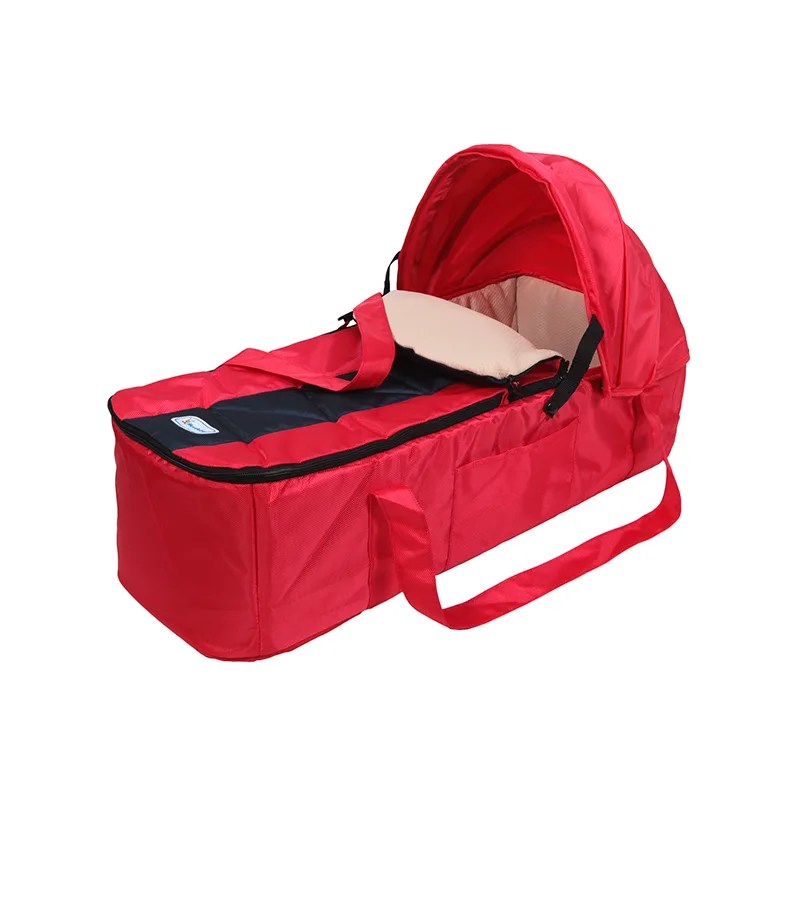 COUFFIN PORTABLE ROUGE – MON BÉBÉ