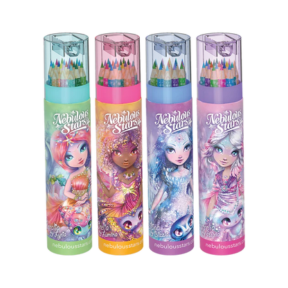 Tube de Crayons de Couleur et Crayon à Papier – Nebulous Stars