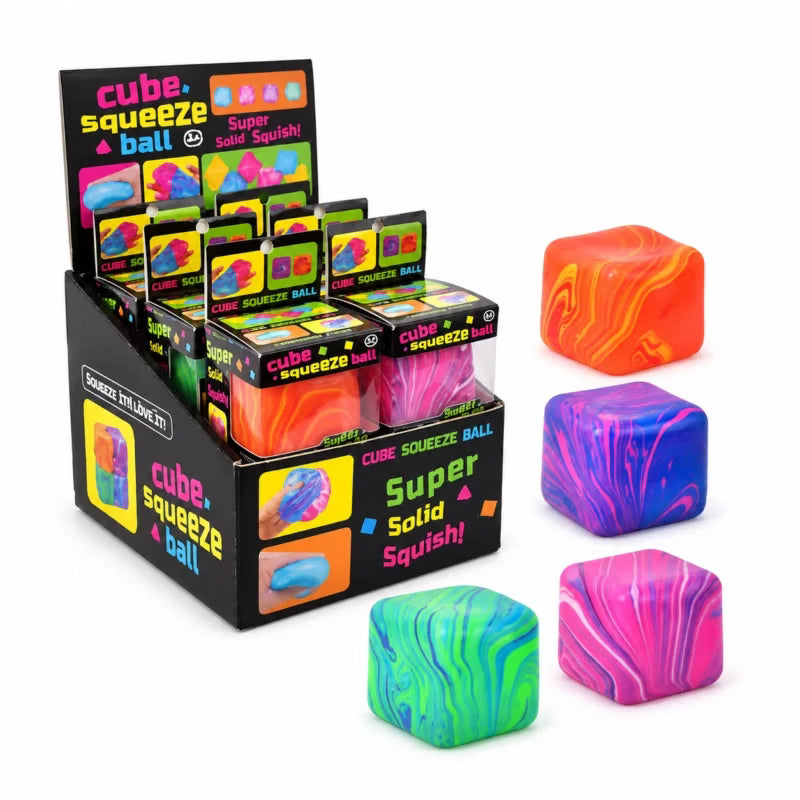 Cube Squeeze Ball – Squishy Cube Anti-Stress