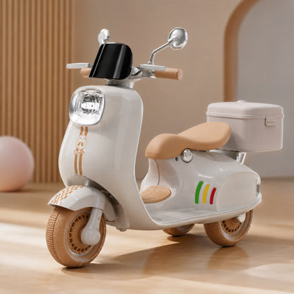 Moto Vespa Électrique 12V gris clair