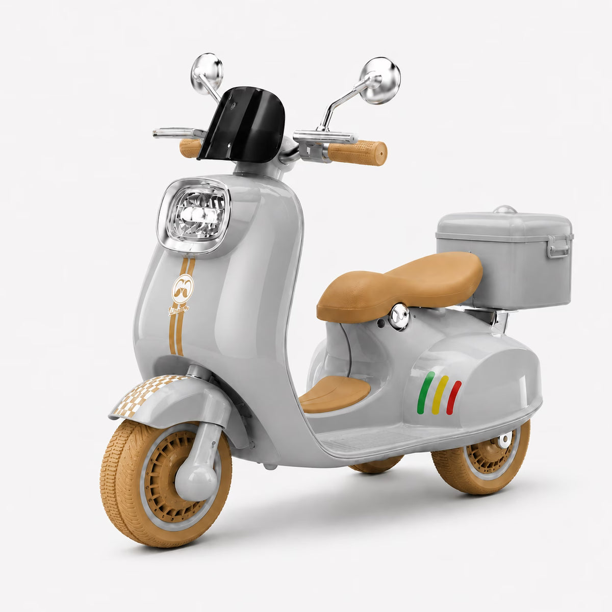 Moto Vespa Électrique 12V gris clair