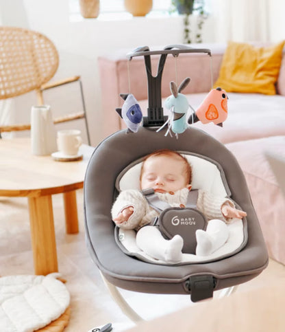 Babymoov Balancelle Électrique Swoon Motion Zinc