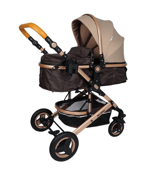 POUSSETTE URBAN TENDANCE RÉVERSIBLE BEIGE – MON BÉBÉ