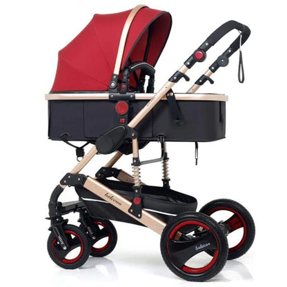 poussette  2 en1 belecoo Rouge