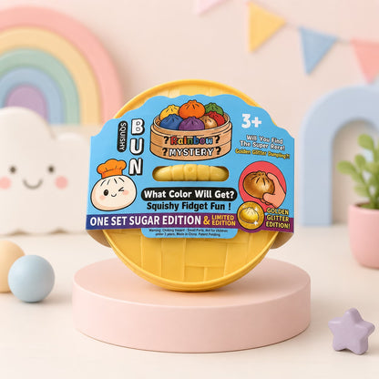 Dumpling Squishy – Jouet anti-stress petit pain mystère multicolore