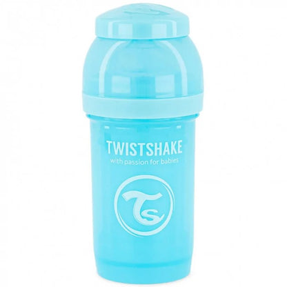 Biberon Twistshake anti-coliques 180ml 0m+ Bleu