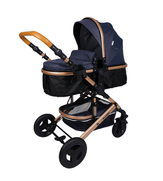 POUSSETTE URBAN TENDANCE RÉVERSIBLE BLEU MARINE – MON BÉBÉ