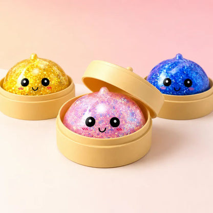 Squishy Dumpling Pailleté – Boîte Mystère
