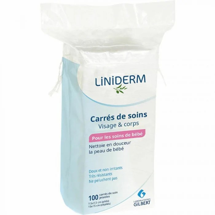 Gilbert Carrés de soin visage & corps 100 carrés