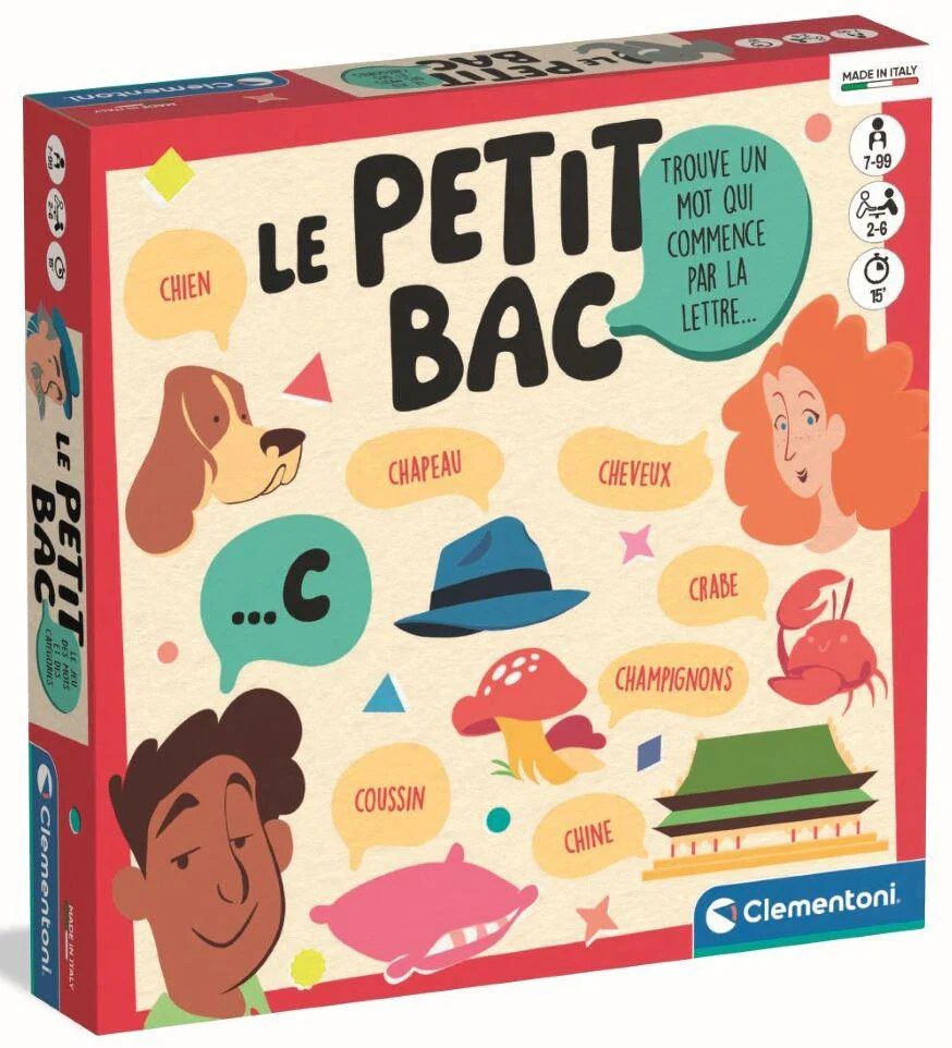 Le Petit Bac : Jeu de société – Clementoni