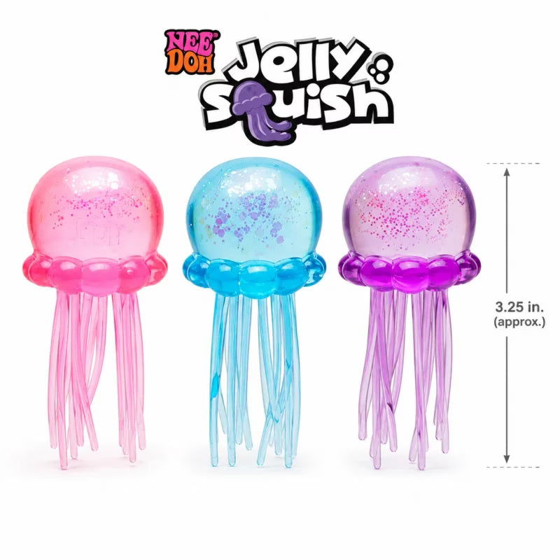 NeeDoh Jelly Squish – Méduse Squishy Anti-Stress