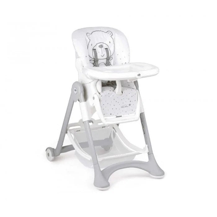 Chaise haute bébé CAMPIONE de 6 à 36 mois-Gris