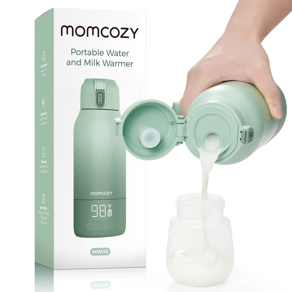 Chauffe biberon portable 2en1 eau et lait maternel Momcozy