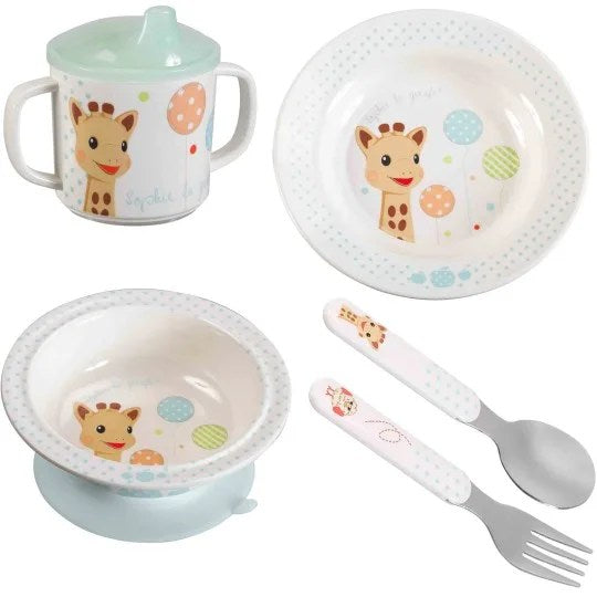 COFFRET REPAS BALLONS SOPHIE LA GIRAFE