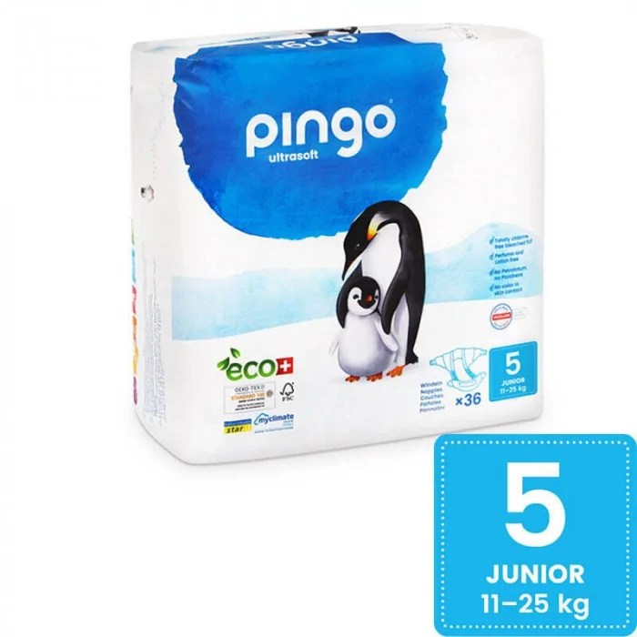 Couches Pingo Taille 5 (11-25kg) 36unités