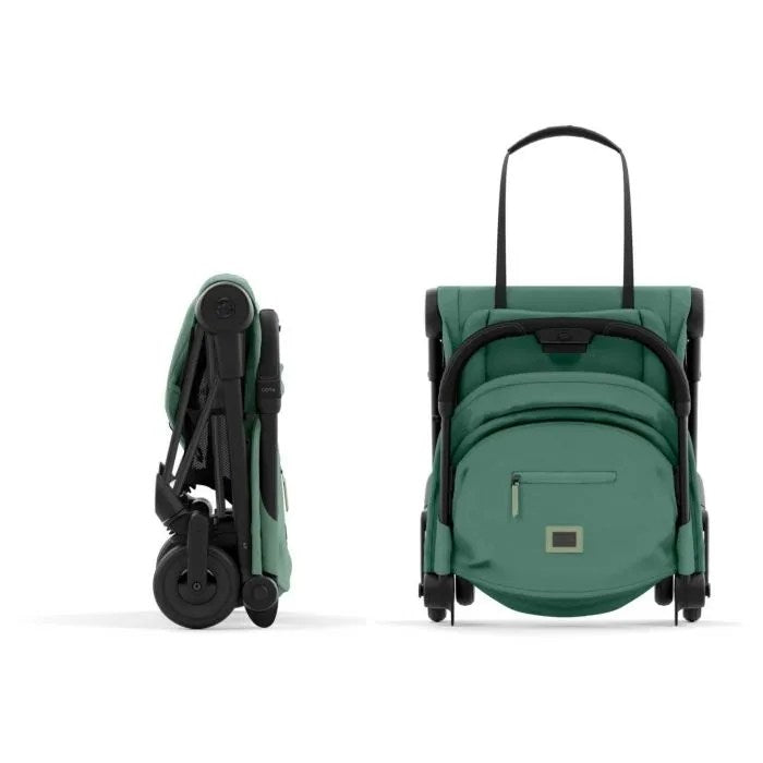 Poussette Coya Cybex Matt Black / Leaf Green