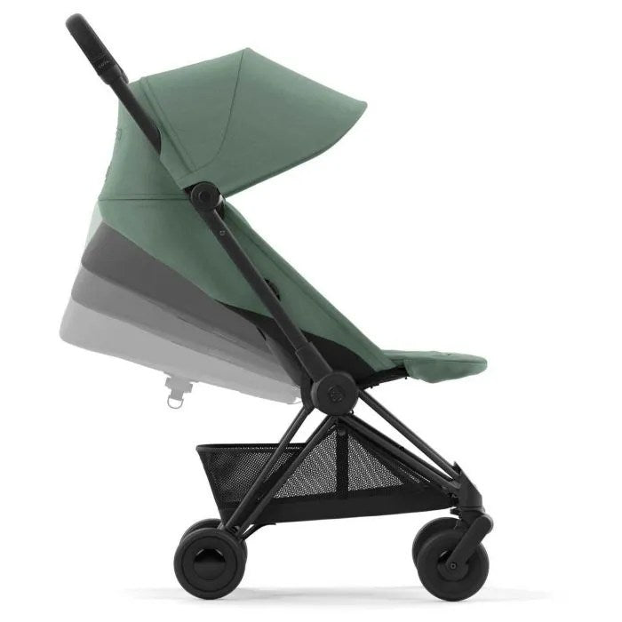 Poussette Coya Cybex Matt Black / Leaf Green