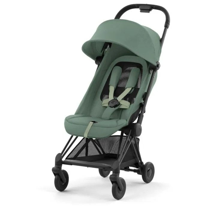 Poussette Coya Cybex Matt Black / Leaf Green