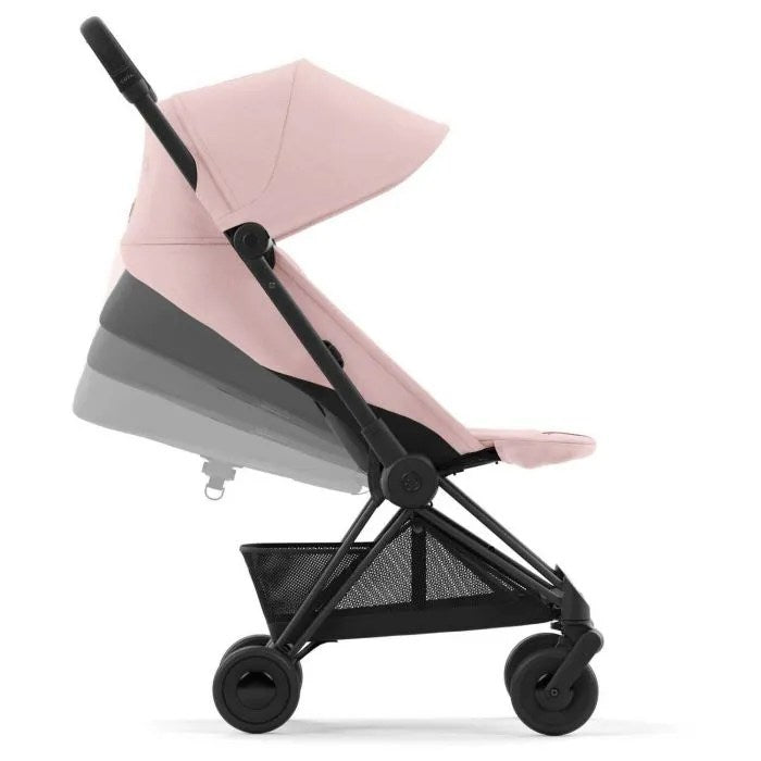 Poussette Coya Matt Black / Peach Pink – Cybex