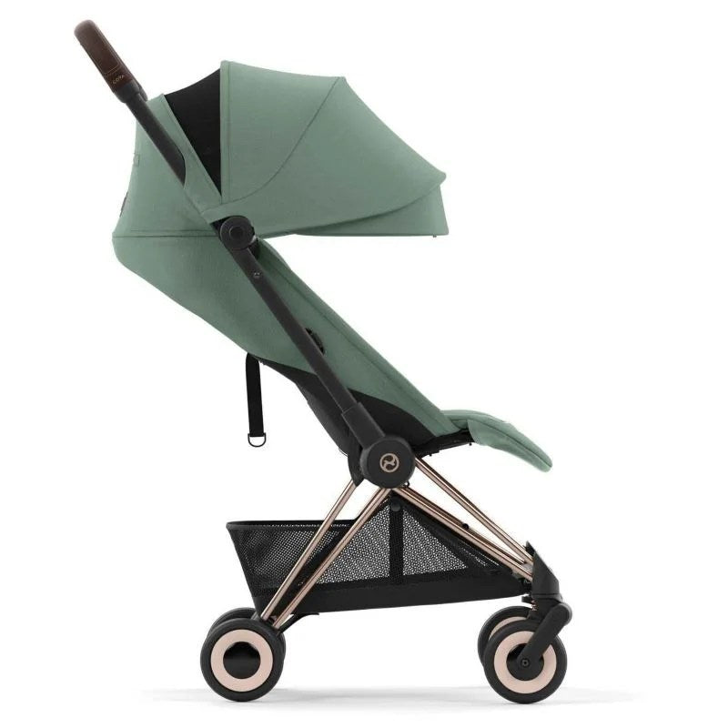 Poussette Coya Rose Gold Leaf Green Cybex