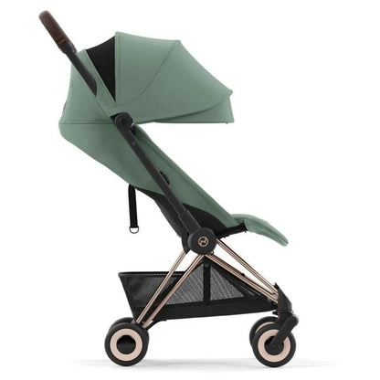 Poussette Coya Rose Gold Leaf Green Cybex