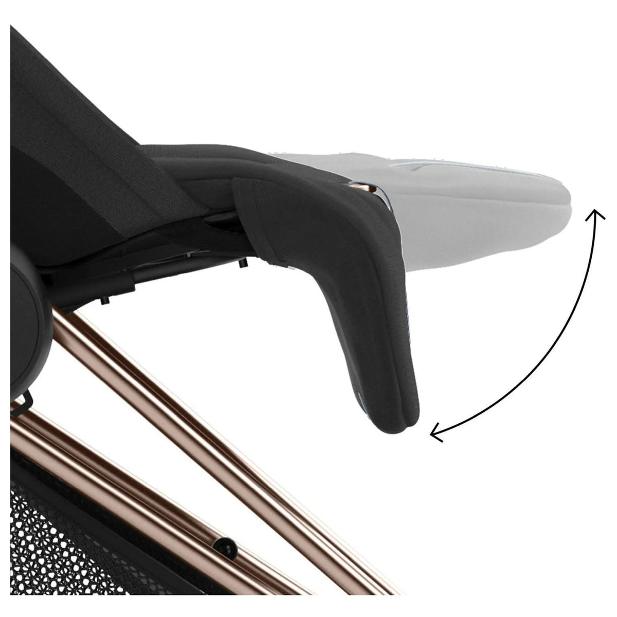 Poussette Coya Rose Gold Grey Cybex