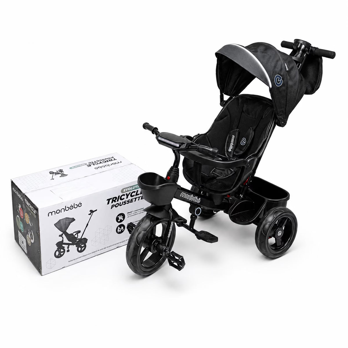Tricycle Poussette Évolutif Mon bébé