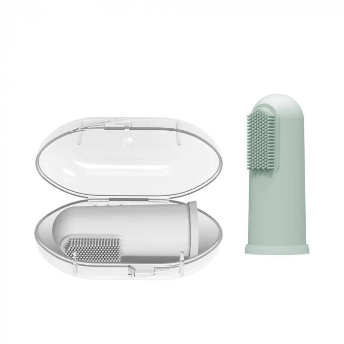 Dr. Brown’s Brosse à dents en silicone avec étui 3M+